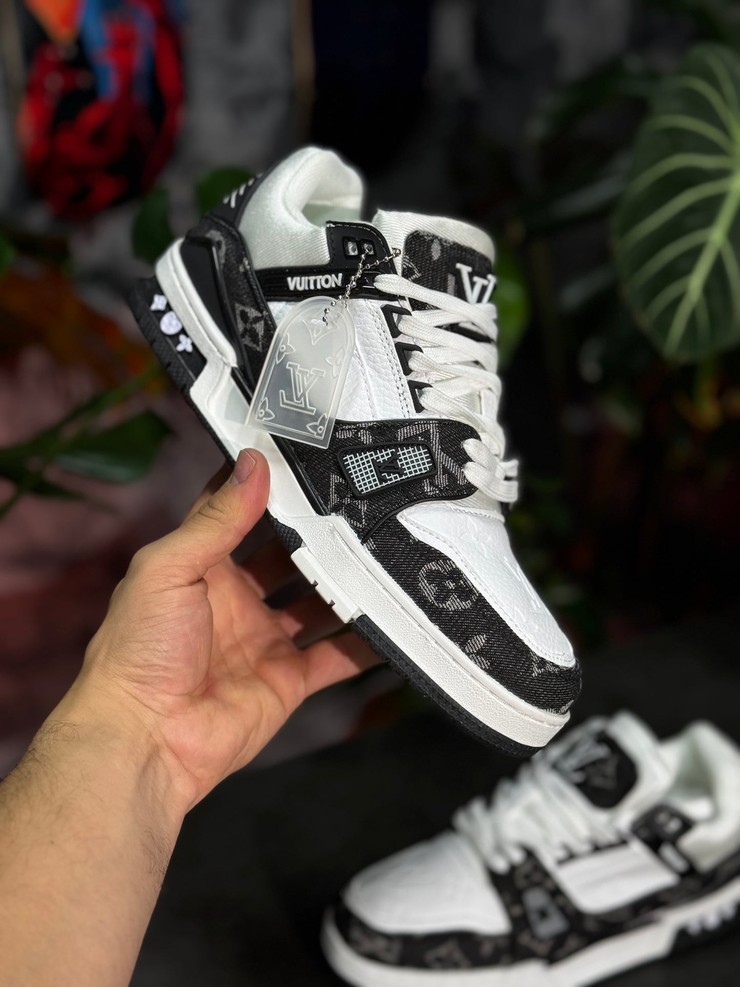 LOUIS VUITTON Trainer - Negro, Blanco