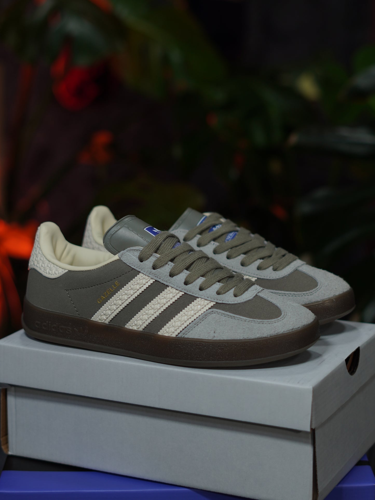 Adidas Gazelle Indor - Gris oscuro