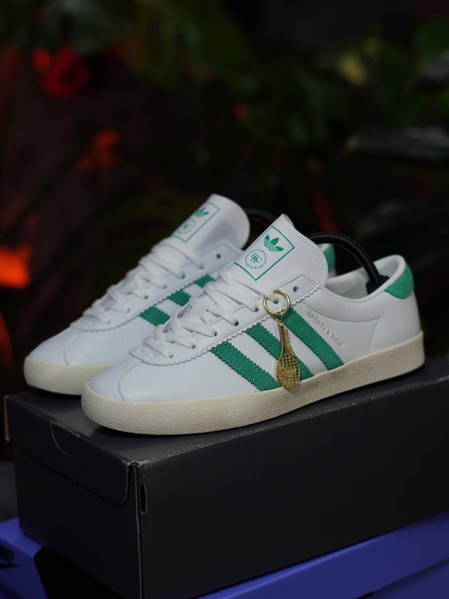 Adidas Blanc "Sporty & Rich" - Blanco, Verde