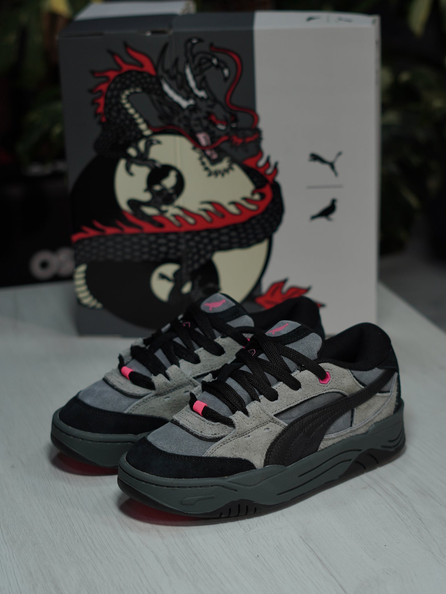 PUMA 180 "Year of the Dragon" - Negro, Gris