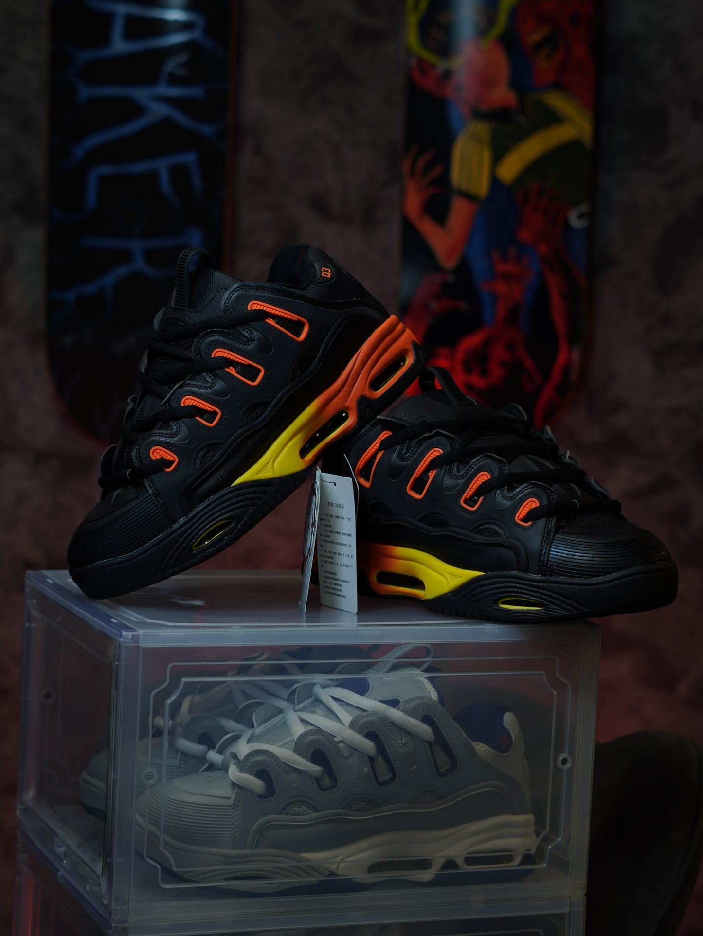 OSIRIS D3 NEGRO NARANJA