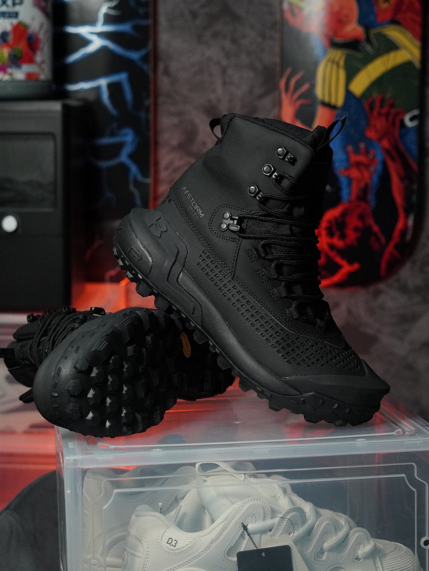 Under Armour HOVR Raider Waterproof NEGRO