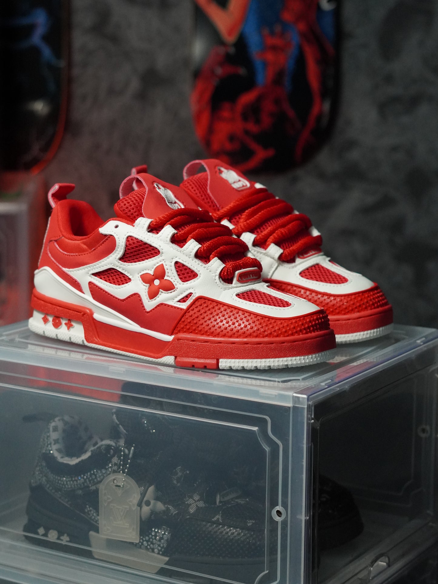 LOUIS VUITTON SKATE ROJO BLANCO