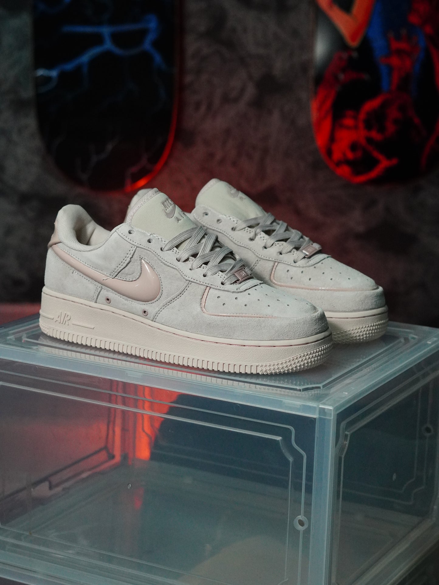 Nike Air Force 1 '07 Swoosh rosa satinado
