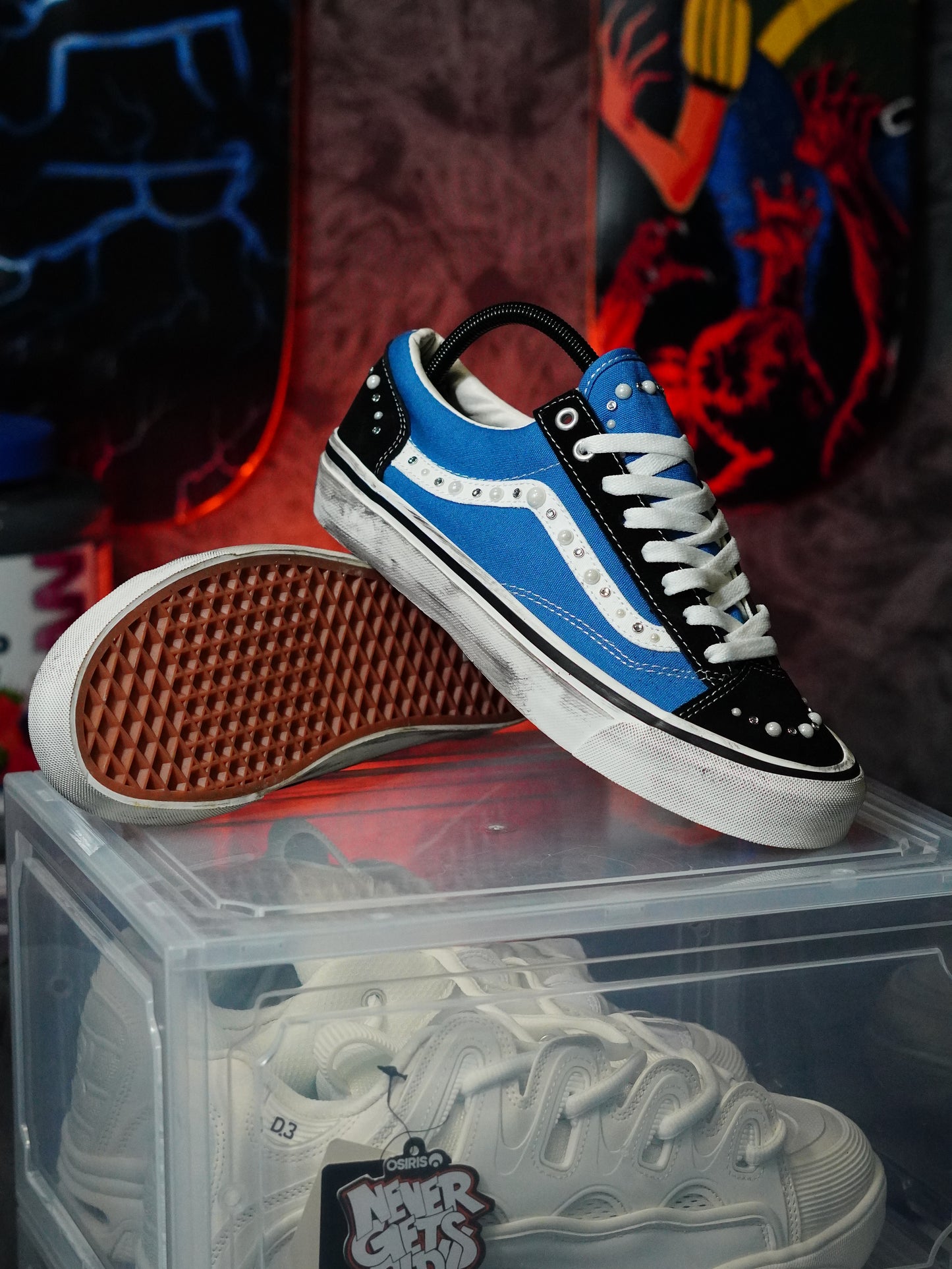 Vans Old Skool 36 LX “Pearlized Pack” NEGRA AZUL