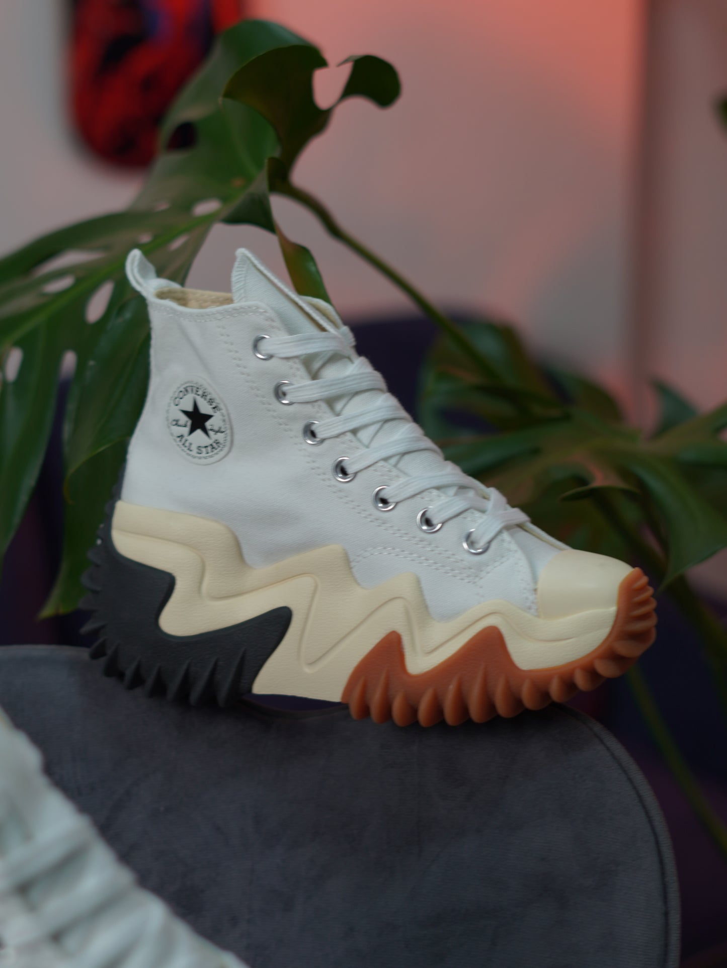 Converse Run Star Motion - Blanco, Negro, Goma