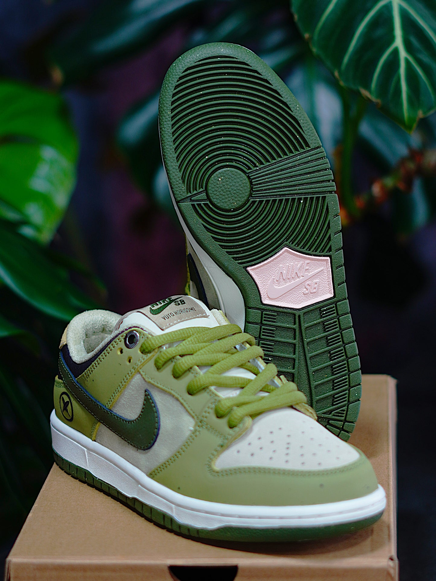 Nike Dunk SB x Yuto Horigome & Tee - Verde, Gris