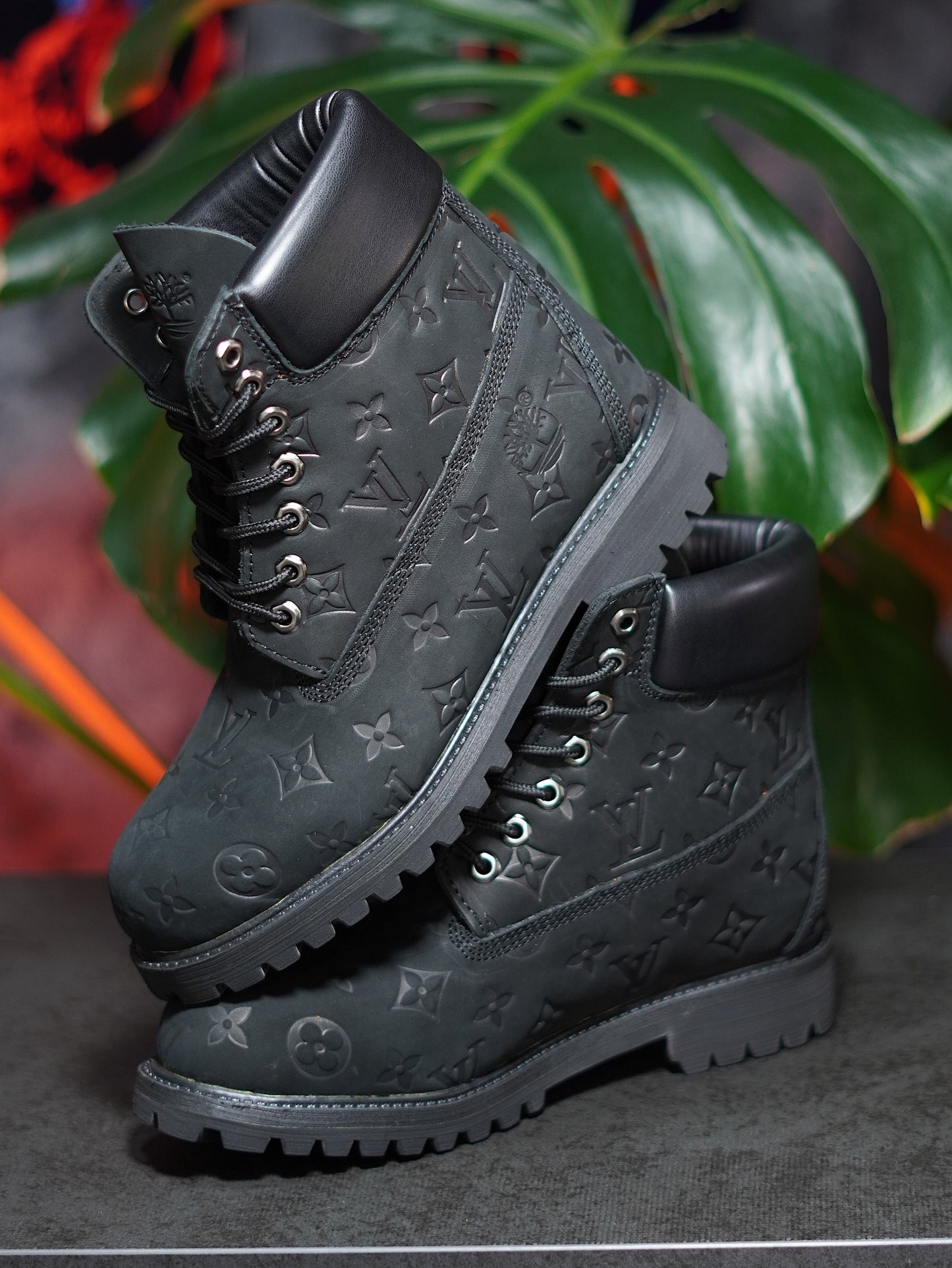 Timberland x Louis Vuitton - Negro, Gamuza
