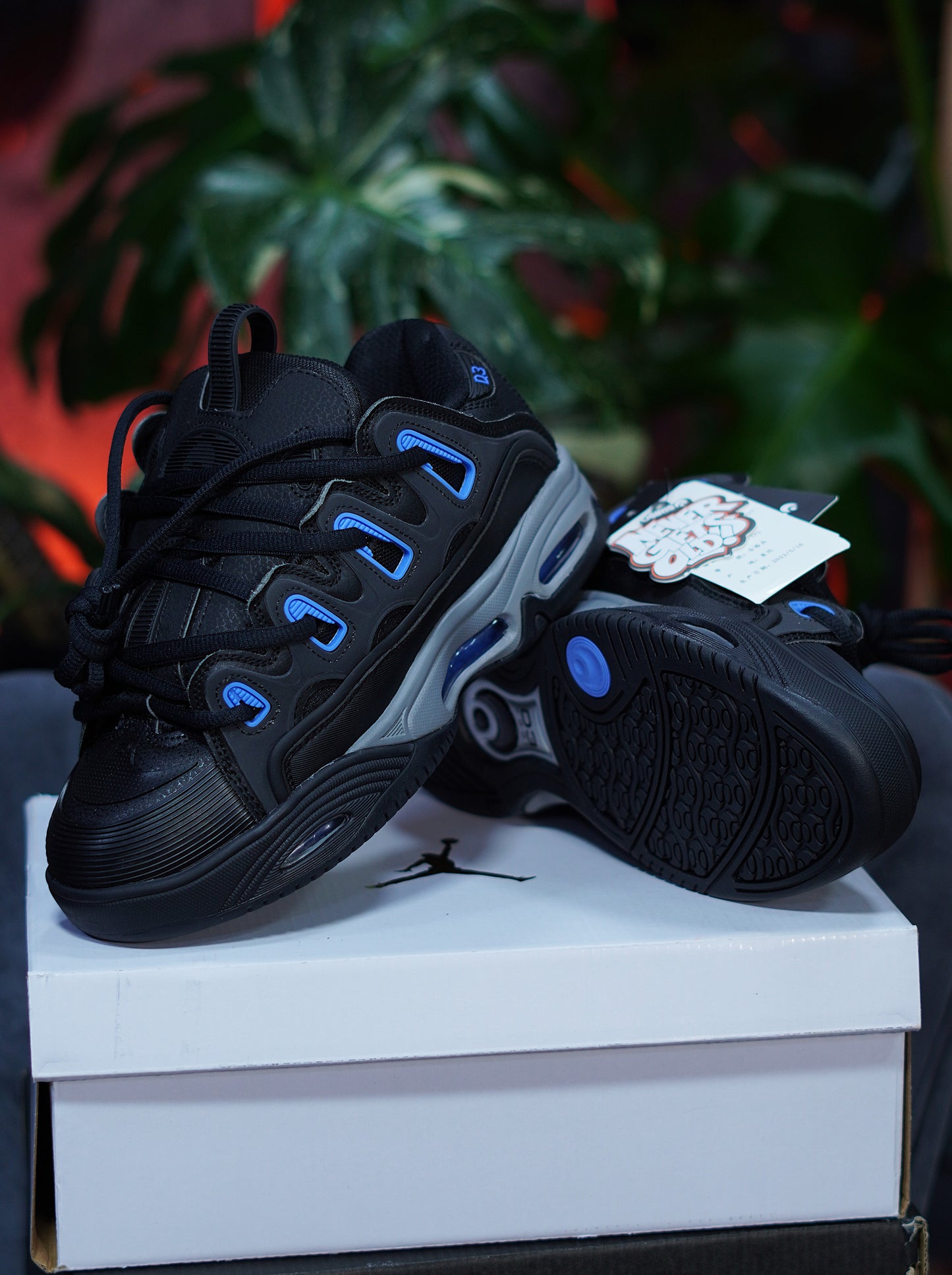 Osiris D3 - Negro, Gris, Azul