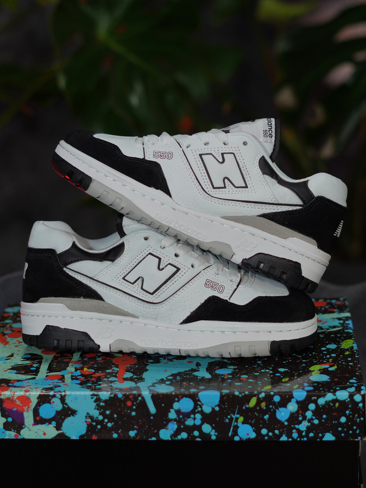 New Balance 550 - Blanco, Negro
