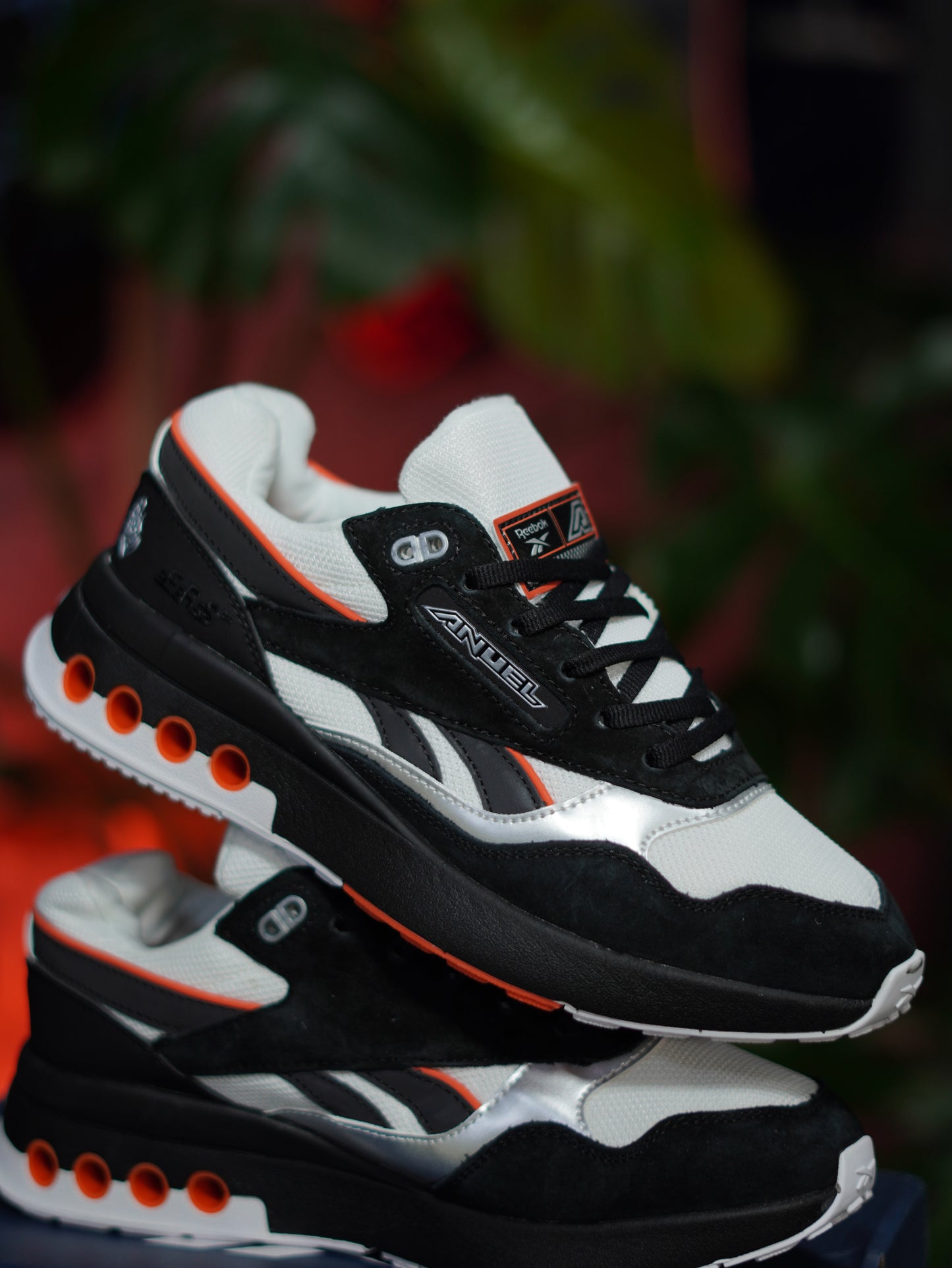 Reebok Ers World - Negro, Blanco, Naranja