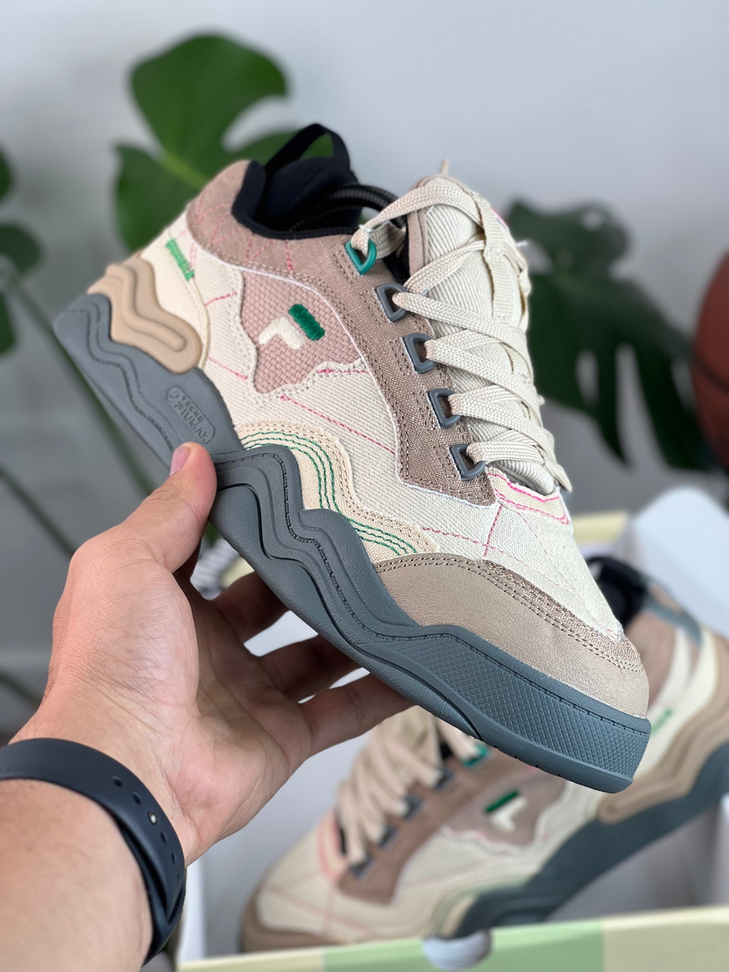 Fila art - Beige, Cafe, Azul