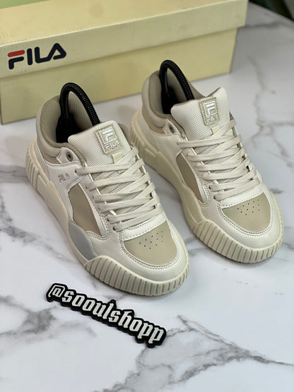 Fila Blocks - Blanco, Beige, Gris