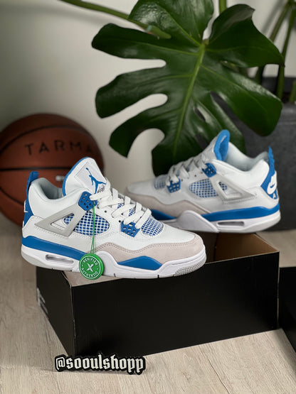 Air Jordan Retro 4 - Blue Military