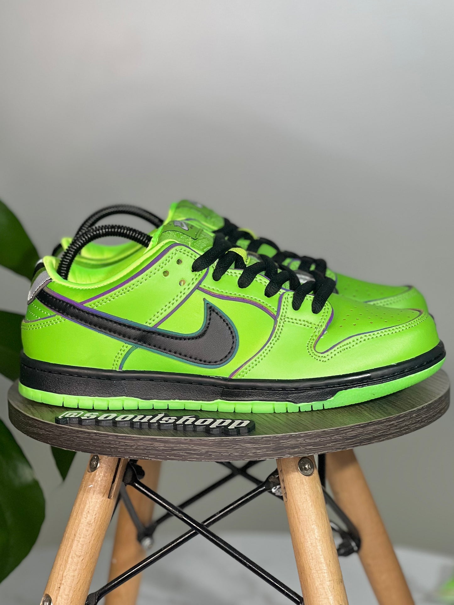 NIKE DUNK SB LOW X POWERPUFF GIRLS VERDES