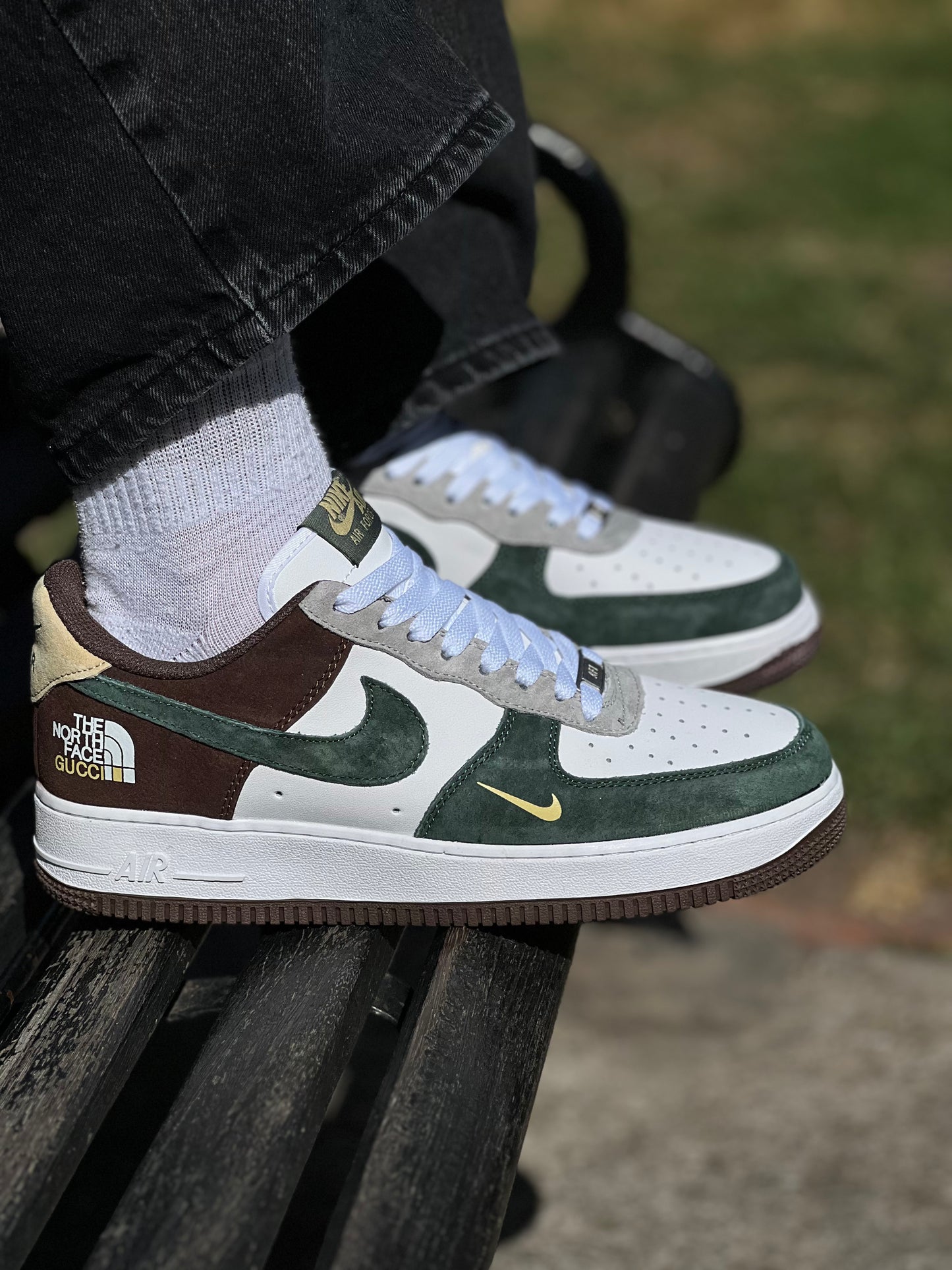 Nike Air Force 1 x North Face x Gucci