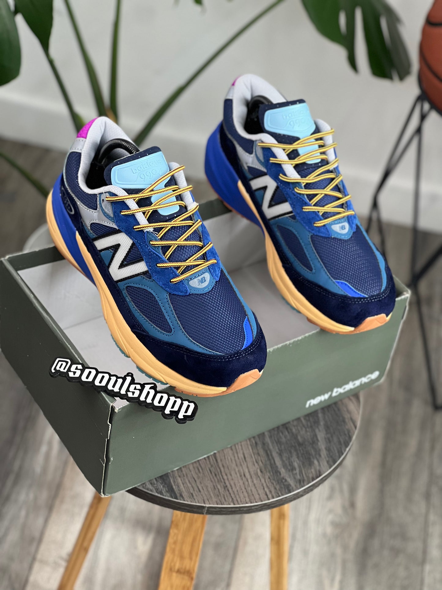 New Balance 990v6 X Action Bronson Lapis Lazuli