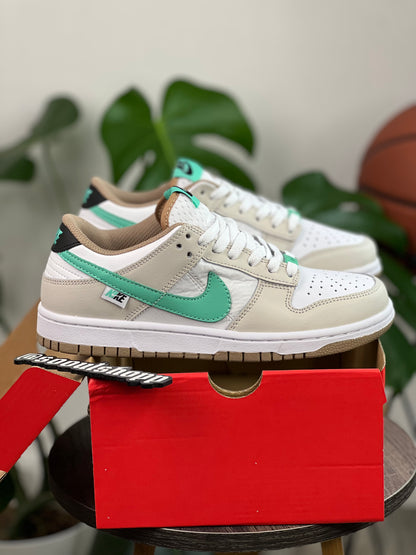 Nike Dunk Low Split Seam White Tan Mint