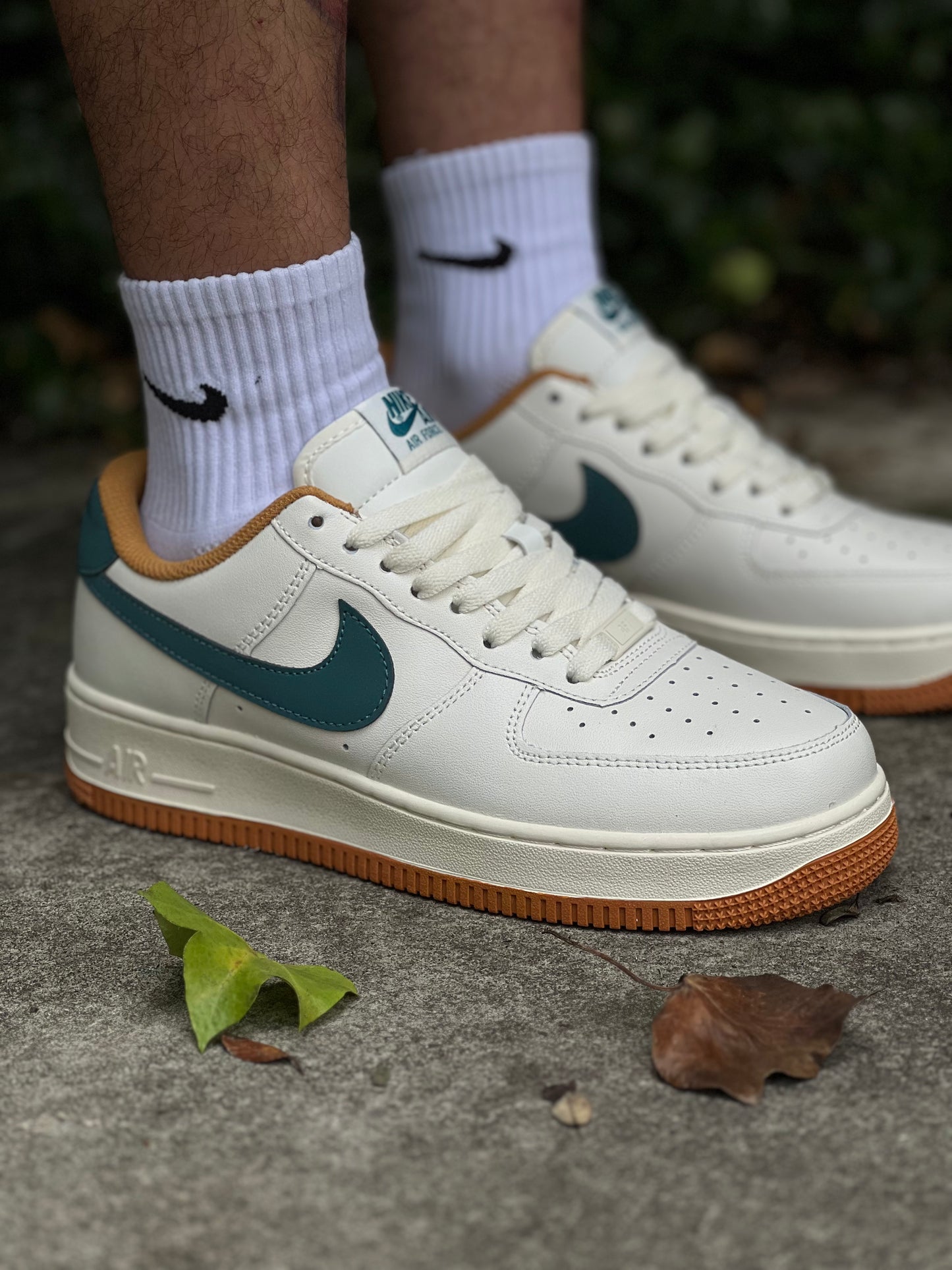 Nike Air Force 1 Cream Green