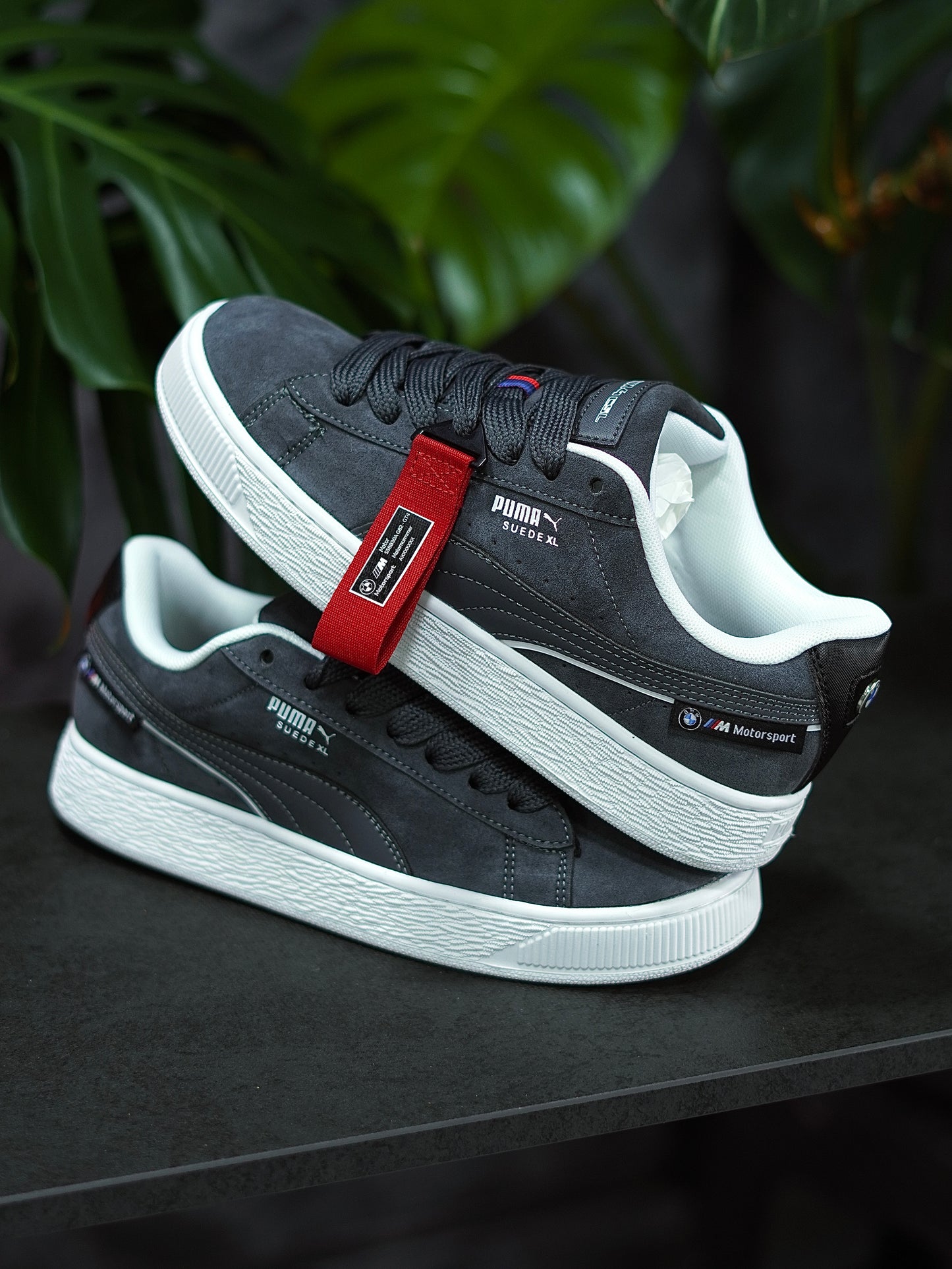 Puma Suede XL x Motosport BMW - Gris Oscuro
