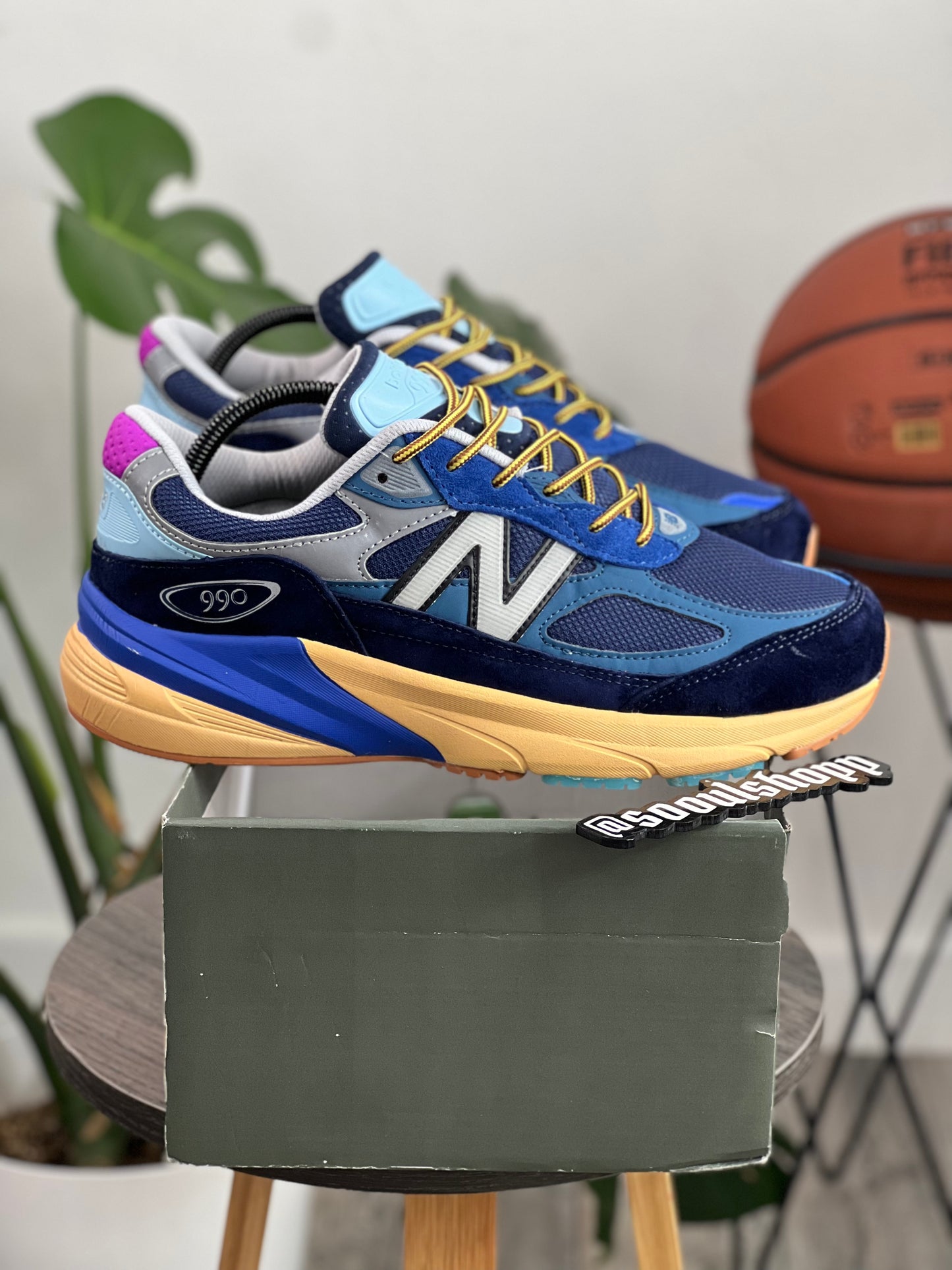 New Balance 990v6 X Action Bronson Lapis Lazuli