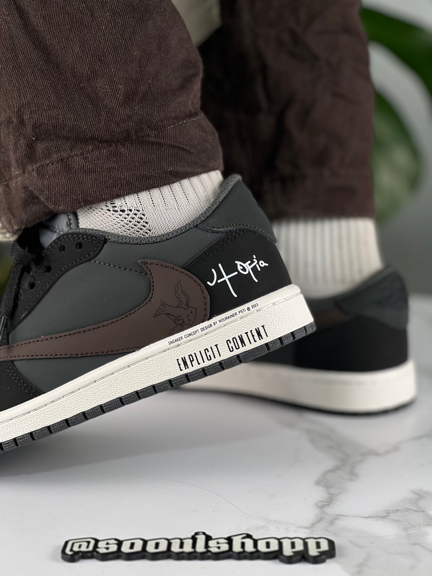 Nike Air Jordan Reto 1 Low X Travis Scott Utopía