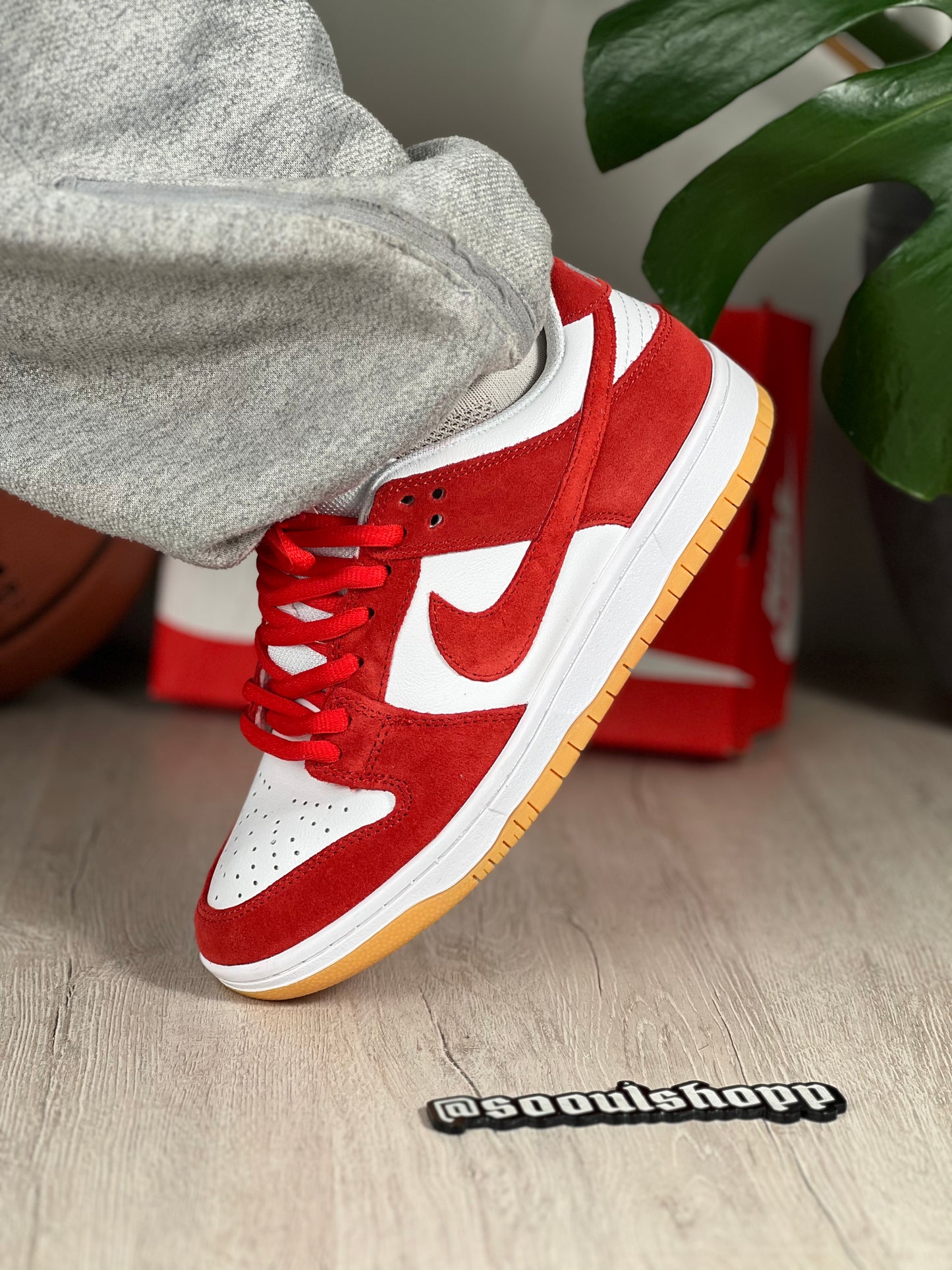 Nike SB Dunk Low “University Red Gum”