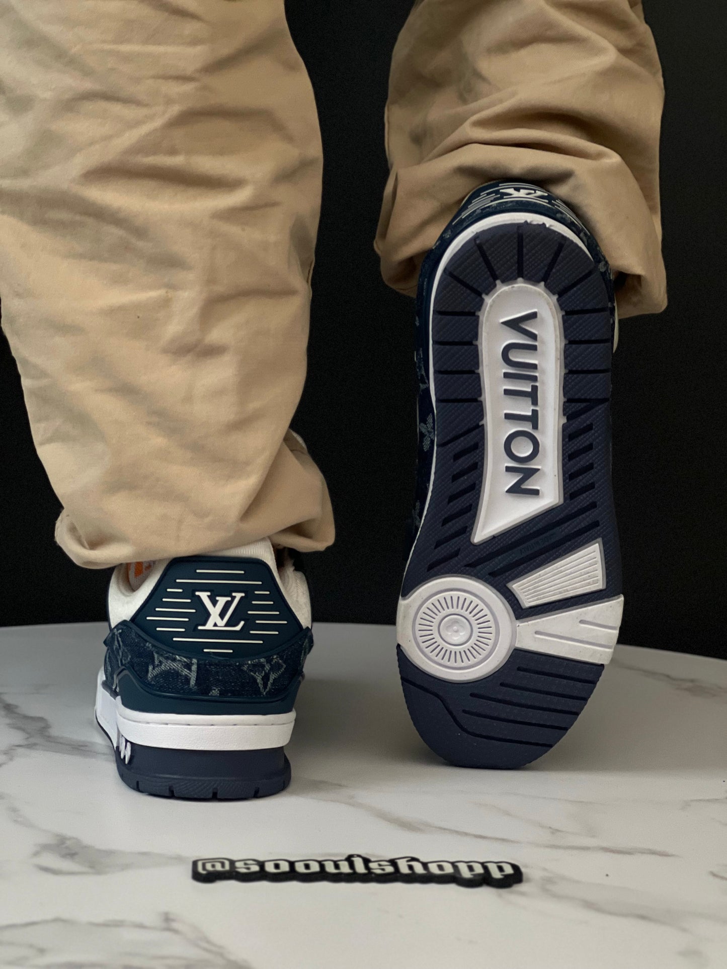 Louis Vuitton Trainer Monogram Denim