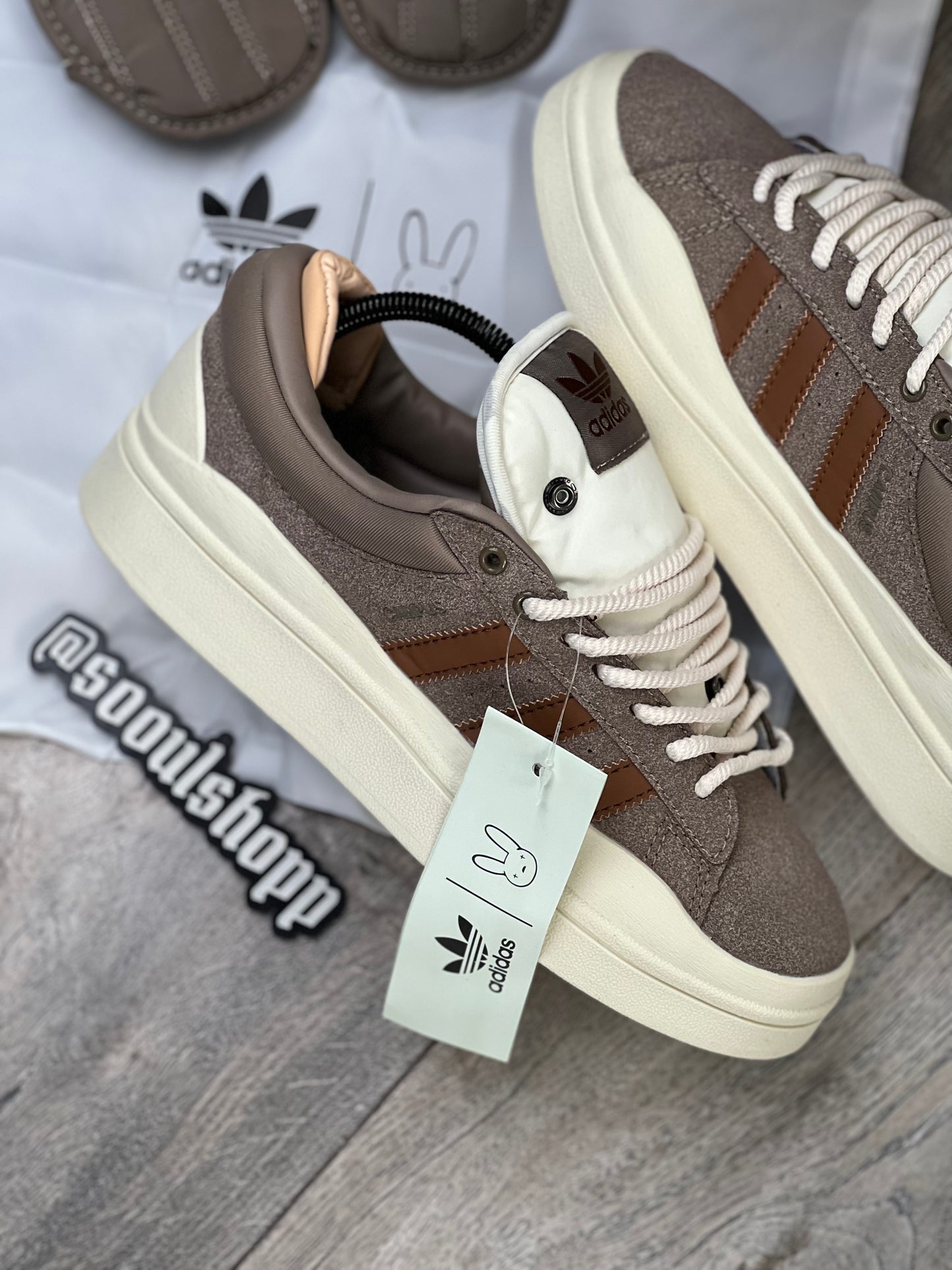 Adidas x Bad Bunny Campus Chalky Brown