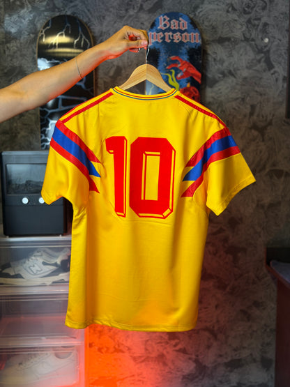 CAMISETA VISITANTE SELECCIÓN COLOMBIA 1990
