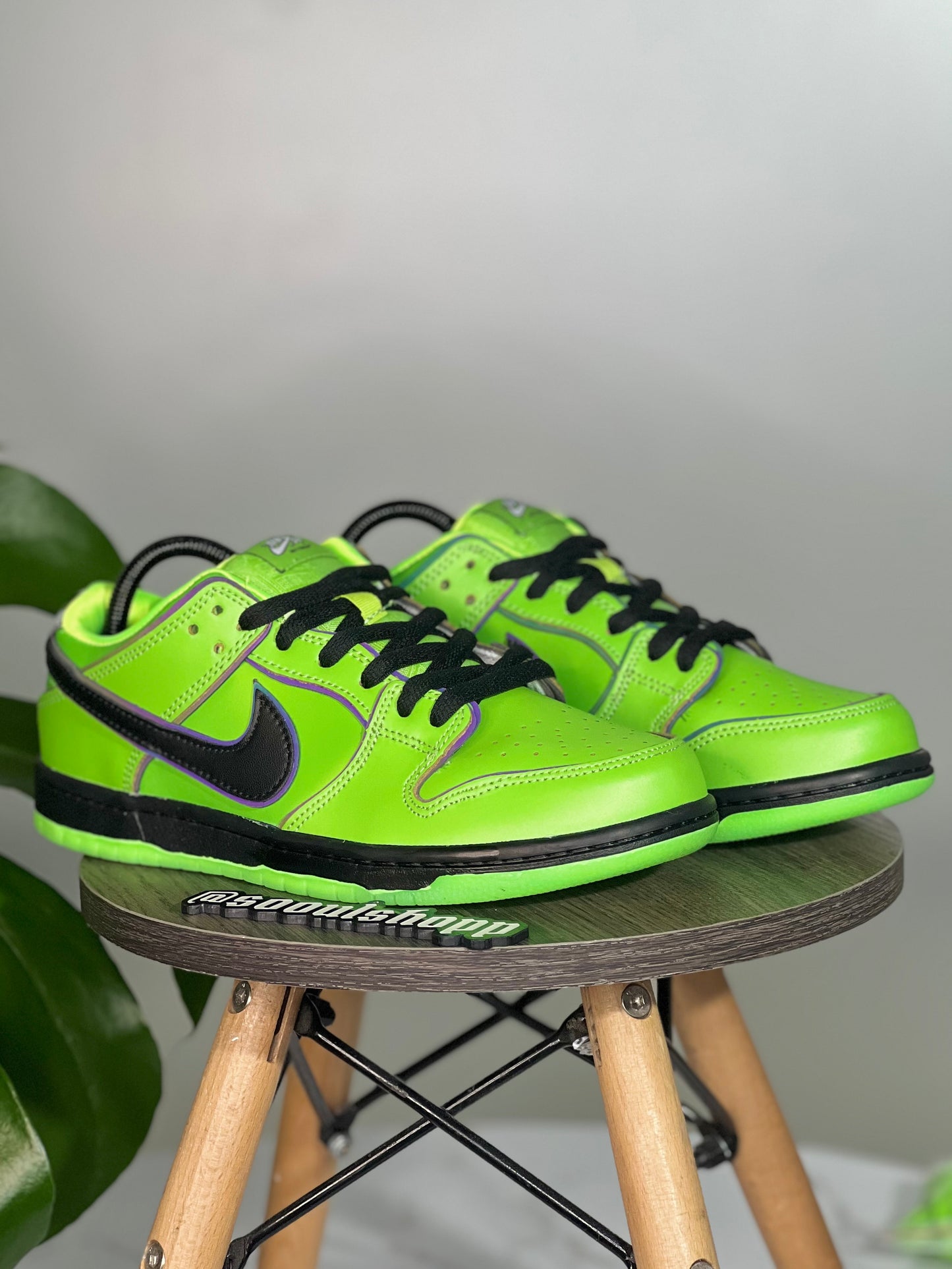 NIKE DUNK SB LOW X POWERPUFF GIRLS VERDES