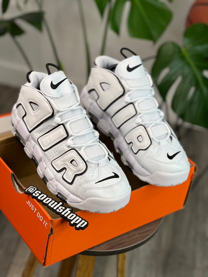 Nike Air More Uptempo 96 - Blanca, negra