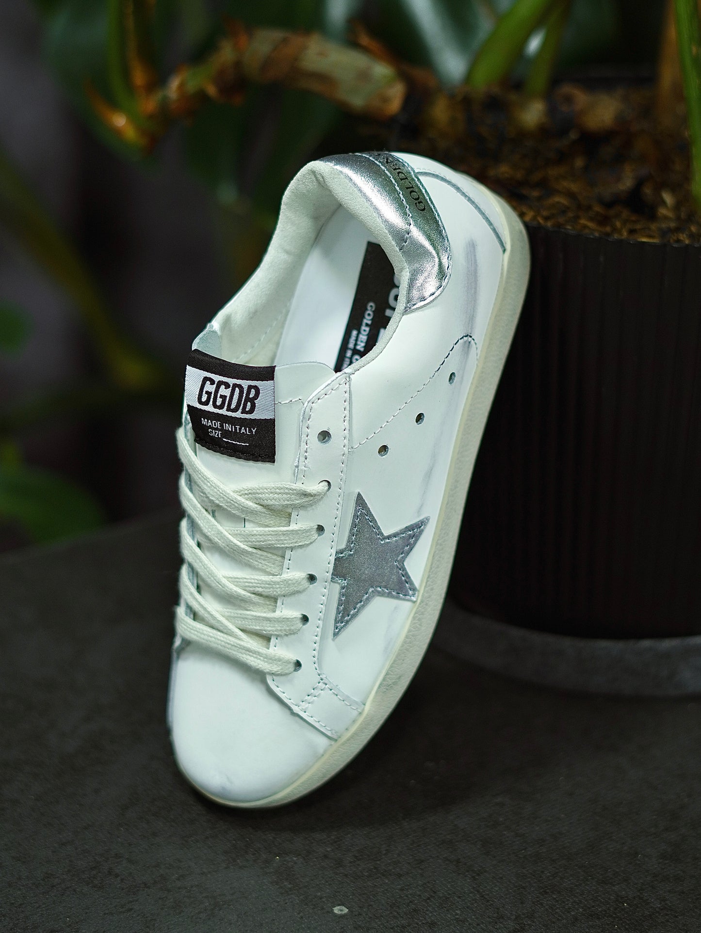Golden Goose Super-Star - Plateado