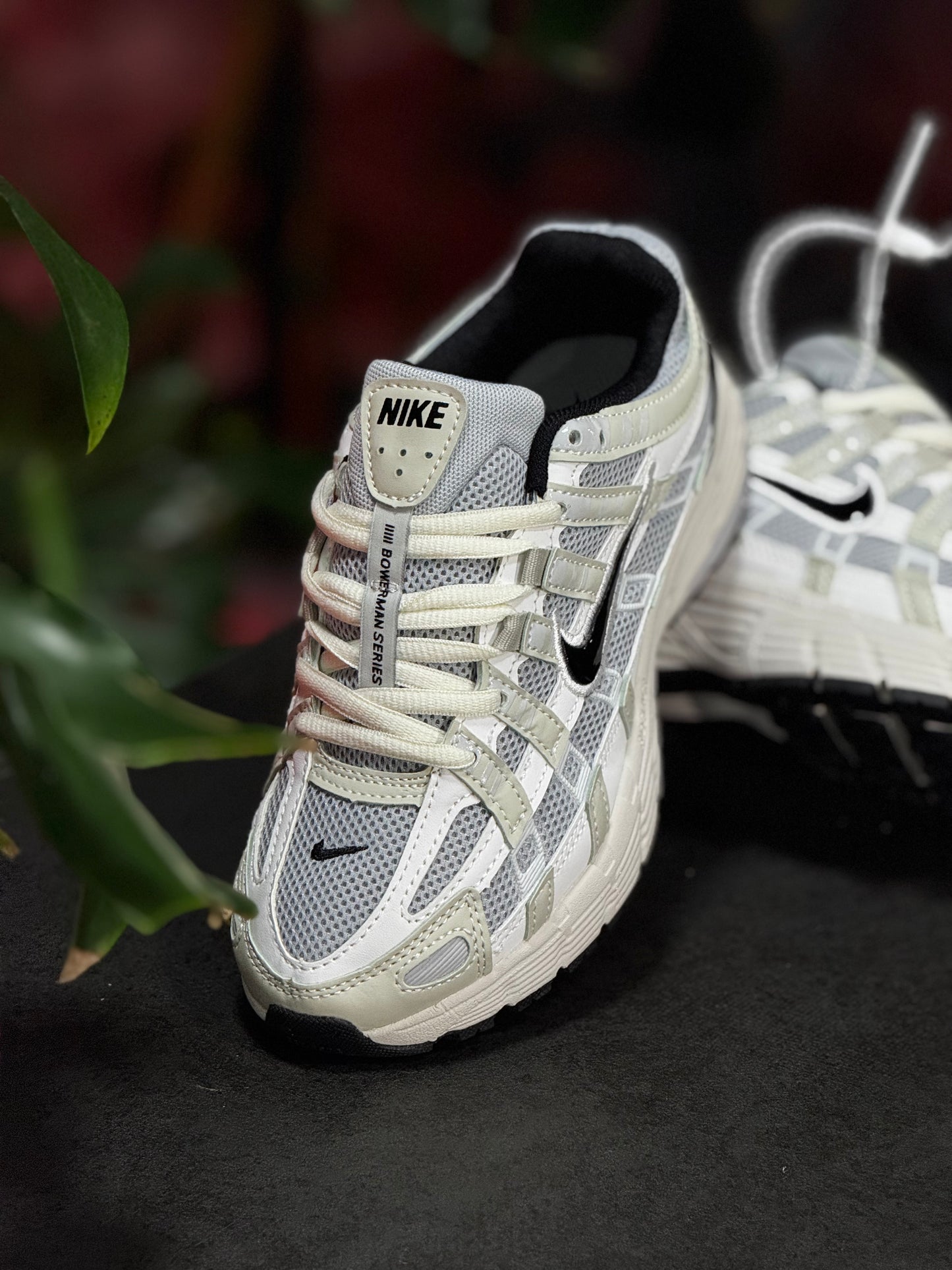 Nike P-6000 - Gris, Negro, Blanco