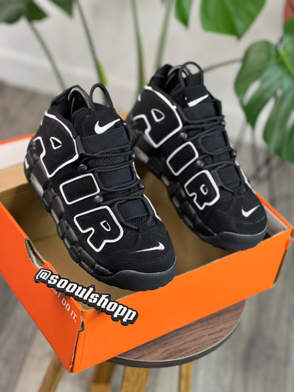 Nike Air More Uptempo - Negra, Blanco