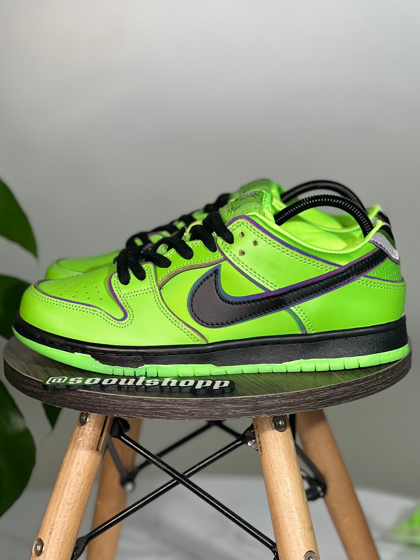 NIKE DUNK SB LOW X POWERPUFF GIRLS VERDES