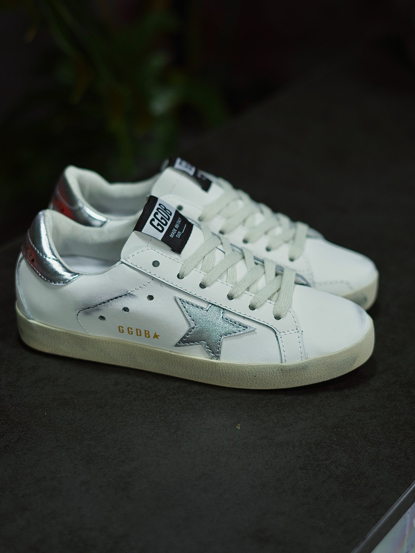 Golden Goose Super-Star - Plateado