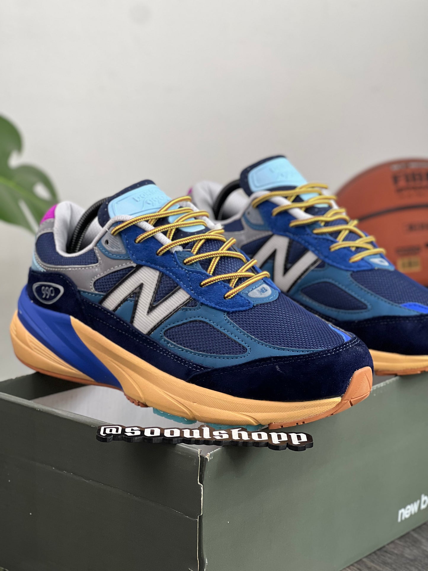 New Balance 990v6 X Action Bronson Lapis Lazuli