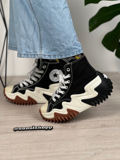 Converse Run Star Motion - Negro, Goma, Miel