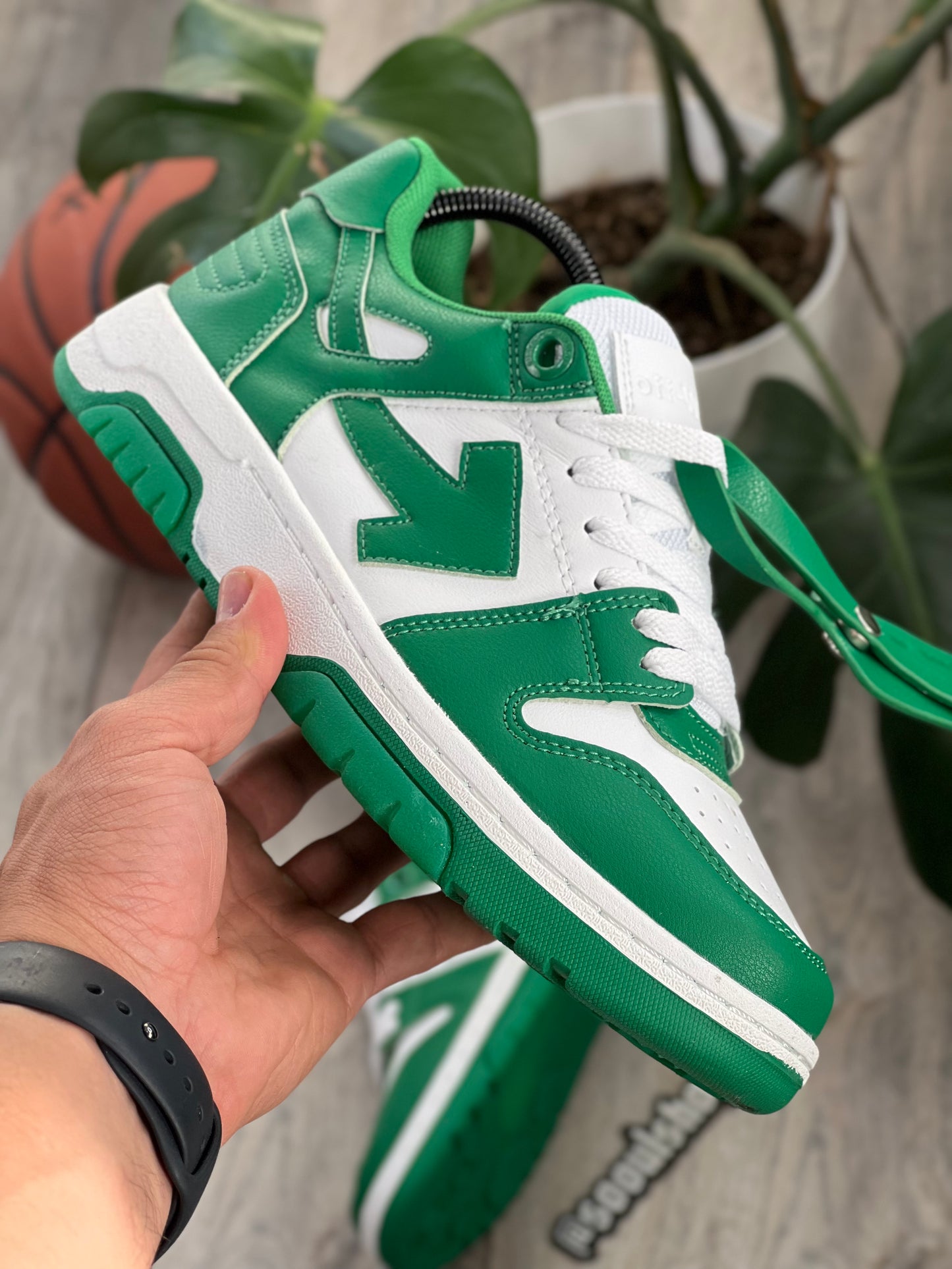 Off-White Out of Office Low 'White Green'