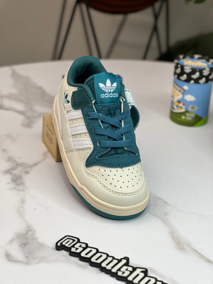 Adidas Forum Junior - Beige, Azul marino