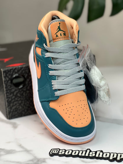 Air Jordan 1 Mid Dark Teal Green