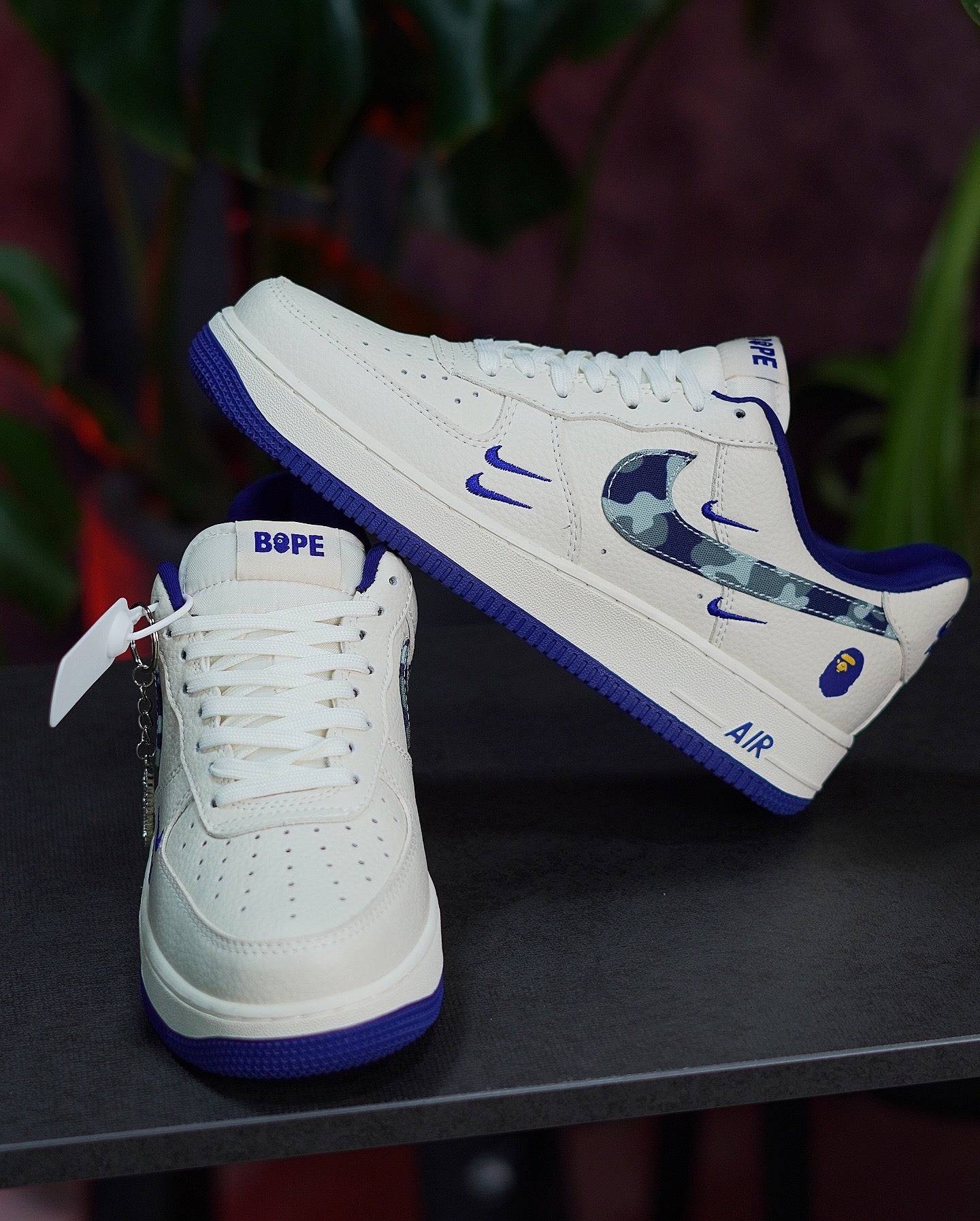 Air Force one x Bape