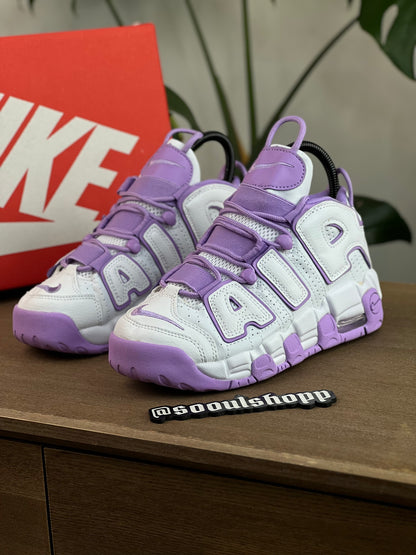Nike Air More Uptempo - Blanca, lila