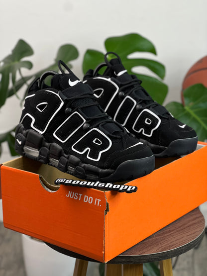 Nike Air More Uptempo - Negra, Blanco