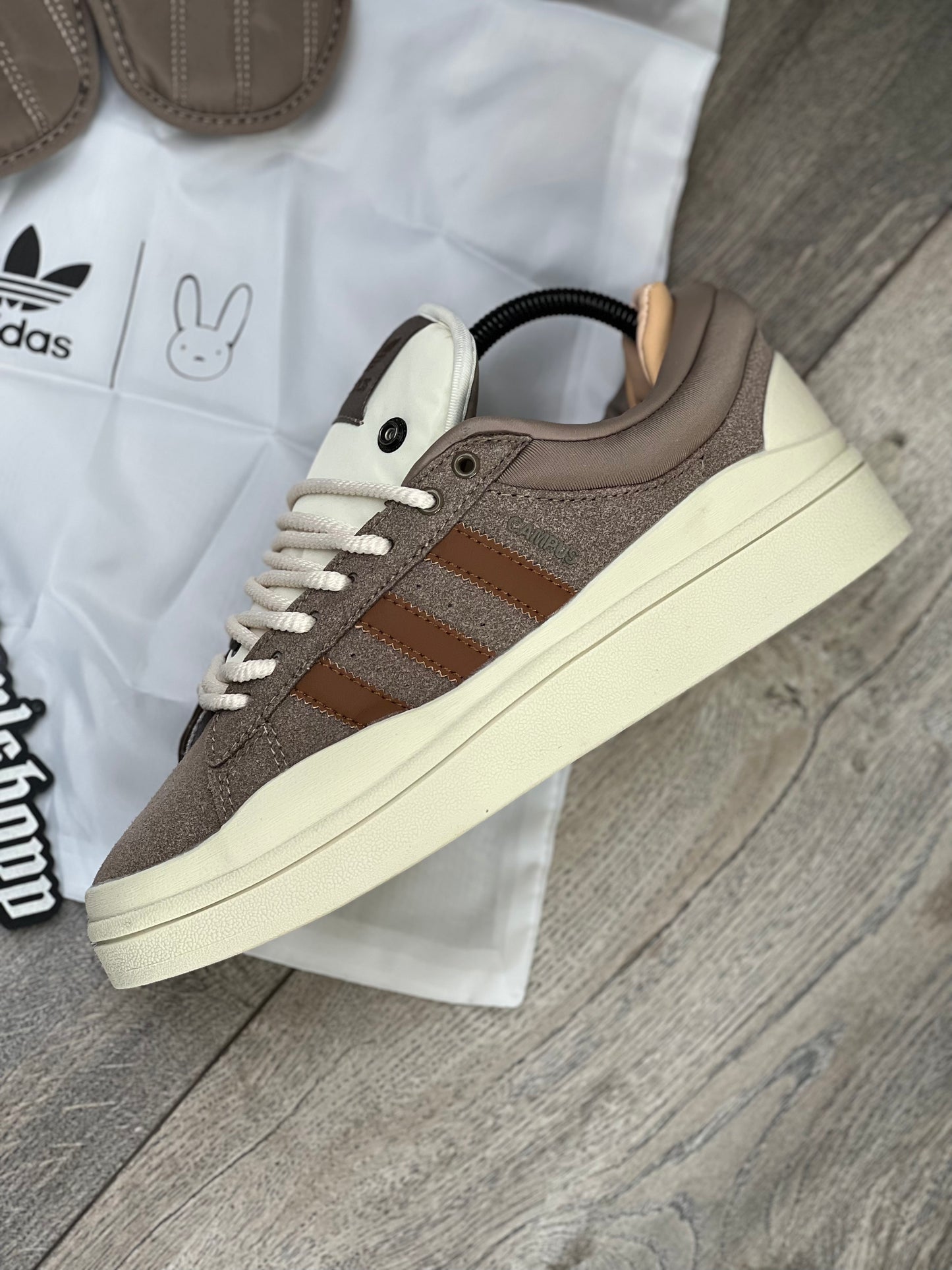 Adidas x Bad Bunny Campus Chalky Brown