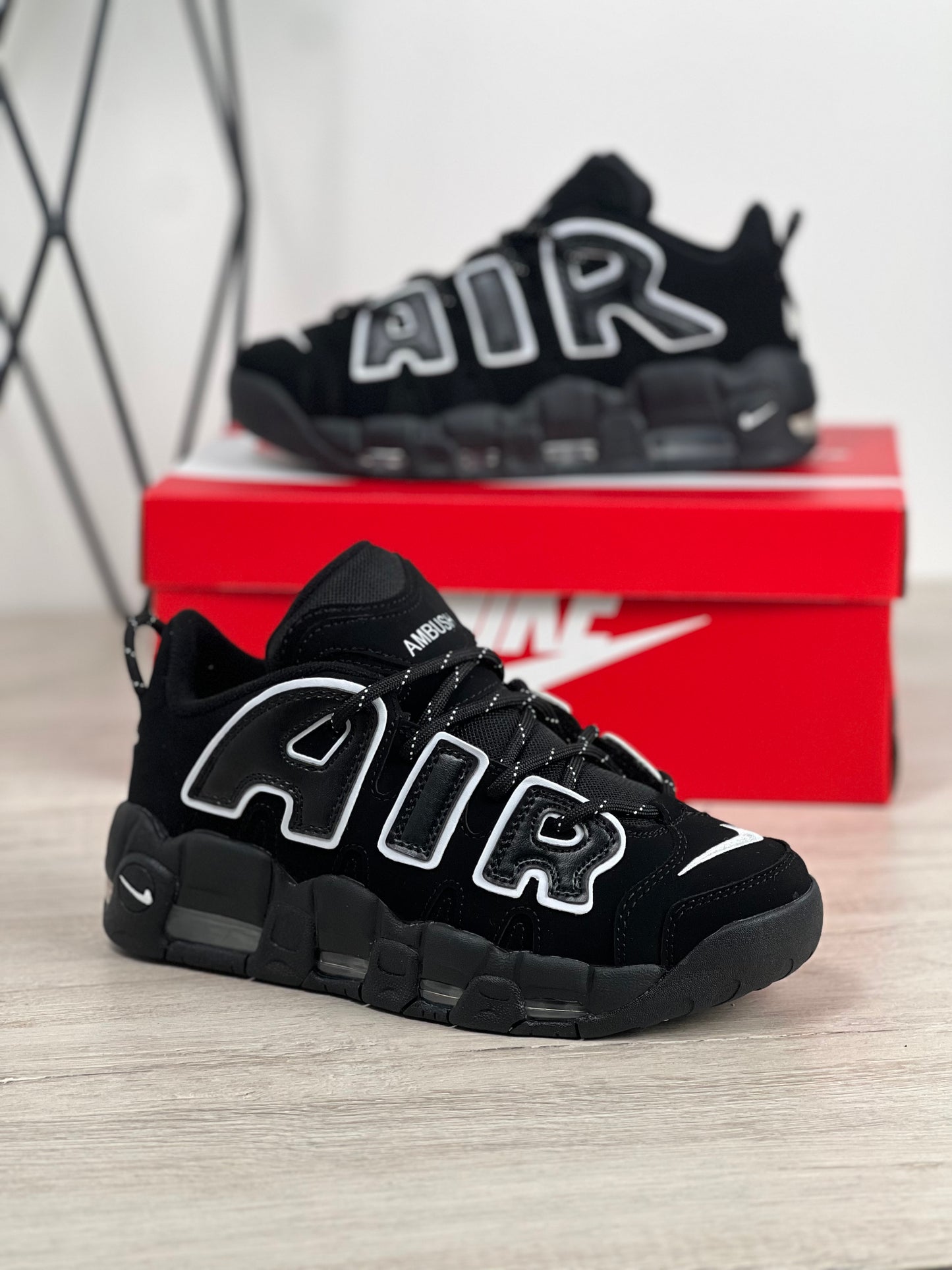 AMBUSH X NIKE AIR MORE UPTEMPO LOW