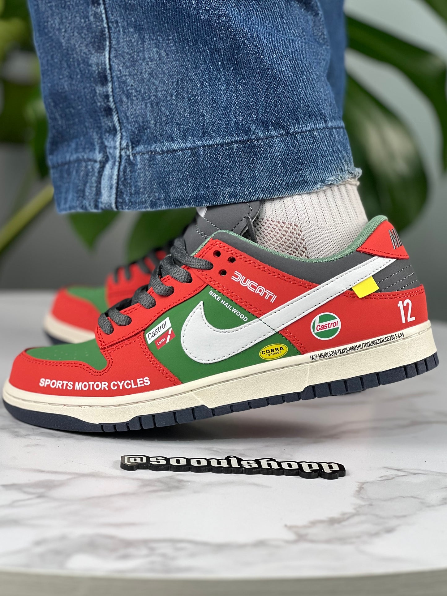 Ducati x Nike Dunk Low “Mike Hailwood 1978”