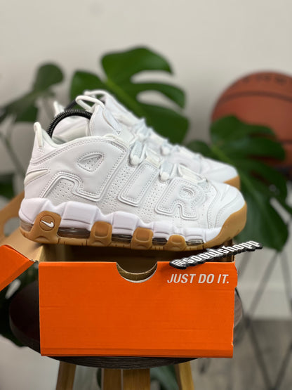 Nike Air More Uptempo - Blanca, goma