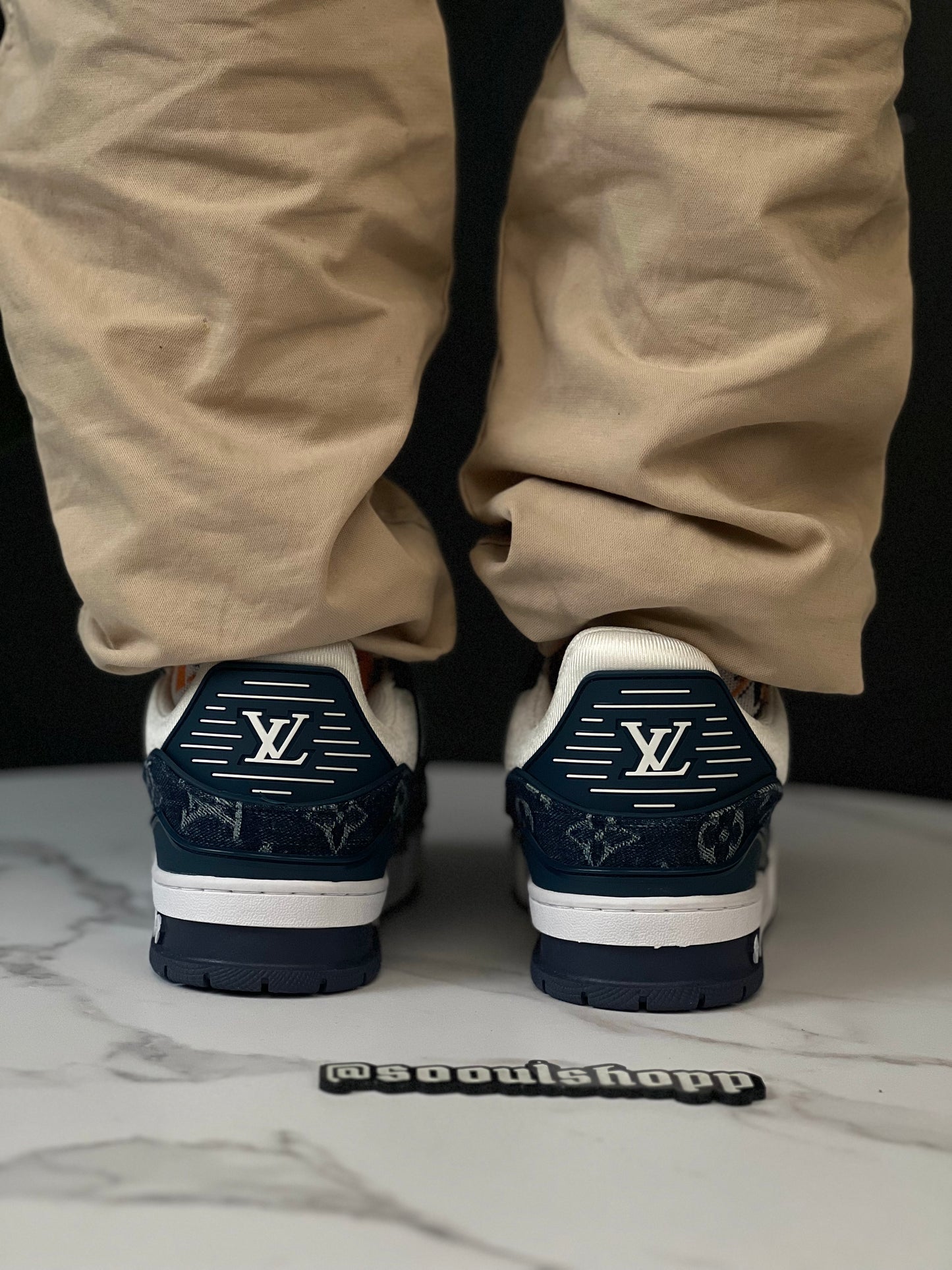 Louis Vuitton Trainer Monogram Denim